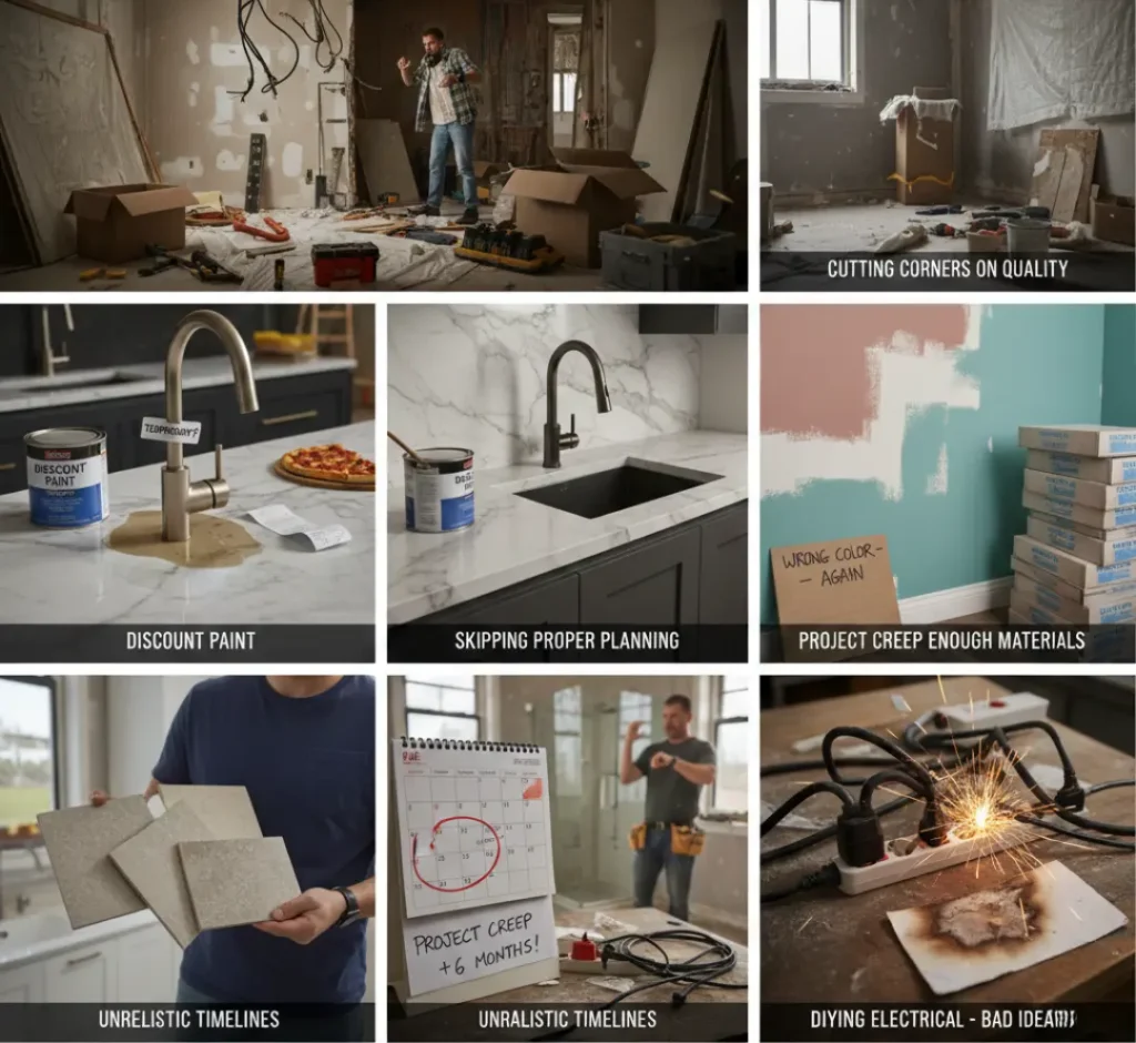 Things to Avoid During a Whole House Renovation