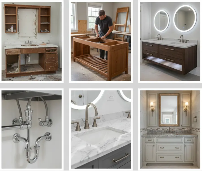 Custom Vanity Installation - Pacific Coast Developers